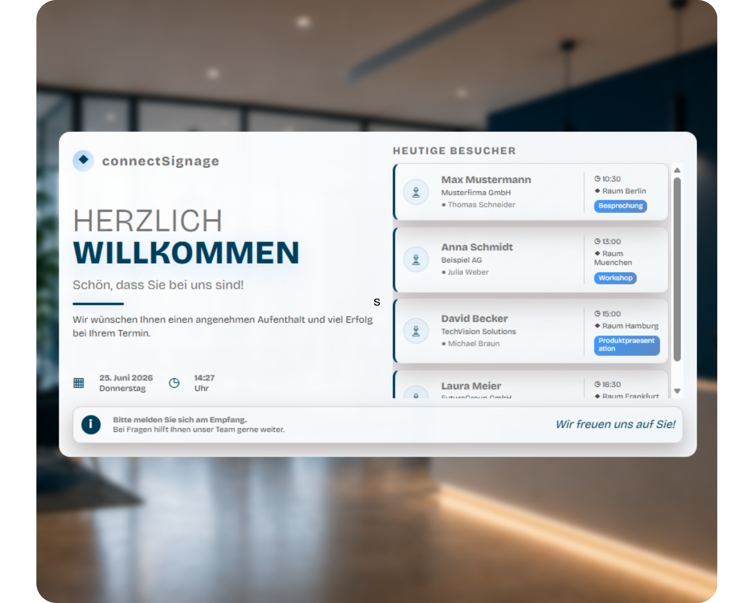 Welcome Screen
